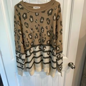 Cheetah sweater